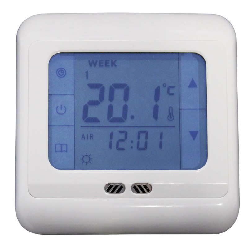Unterputz-Thermostat mit Touchscreen